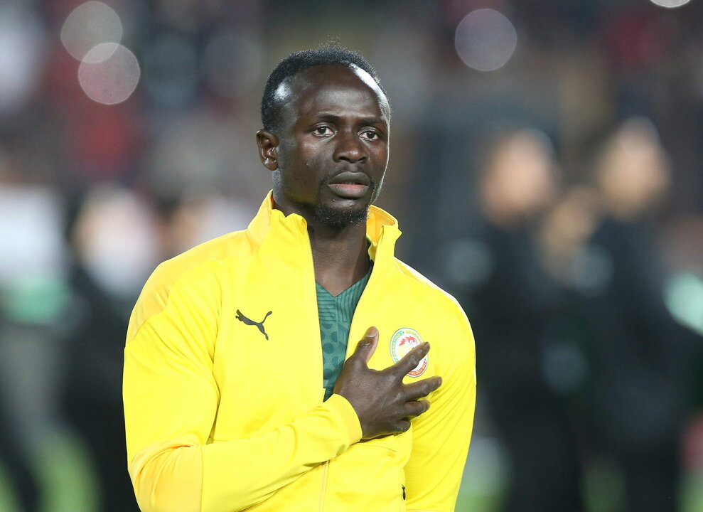 <p>Sadio Mané durante un partido con Senegal en la Copa de África. EFE/EPA/KHALED ELFIQI</p>