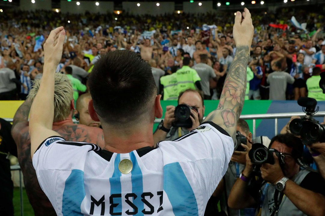 El argentino Lionel Messi en una imagen de archivo. EFE/ Andre Coelho